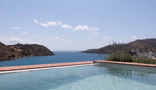 Ático estándar, piscina privada, vistas al mar