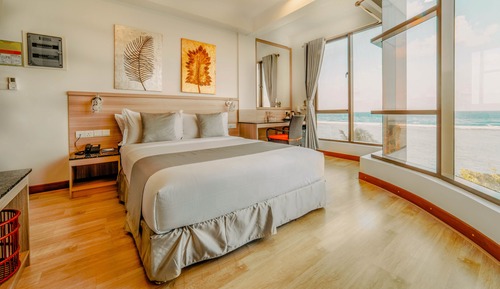 Habitación Deluxe, 1 cama de matrimonio, vistas a la ciudad, junto a la playa