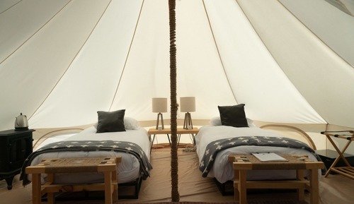 Premium Tent, 2 Twin Beds, Non Smoking, Mountain View