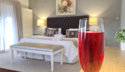 Habitación estándar doble, 1 cama de matrimonio, frigorífico y microondas, vistas al jardín