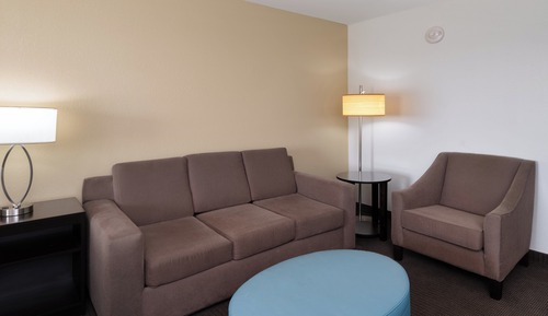 Suite, 1 cama de matrimonio grande, accesible para personas con discapacidad (Communications)