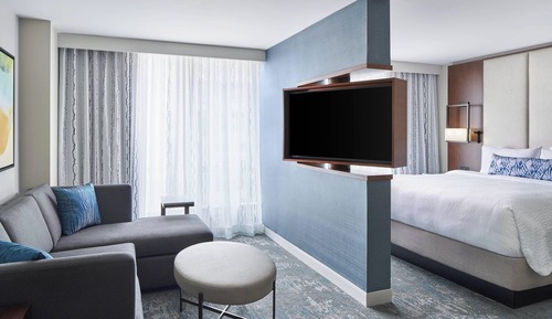 Estudio, 1 cama de matrimonio grande con sofá cama, no fumadores