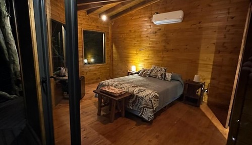 Casa en un árbol estándar, 1 cama doble, balcón, vistas al parque
