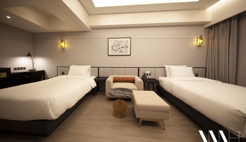 Habitación estándar con 2 camas individuales, vistas a la ciudad