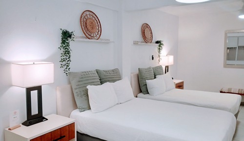 Habitación básica doble, 2 camas dobles