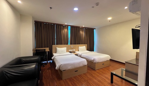 Habitación ejecutiva con 2 camas individuales