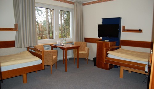 Habitación estándar doble, 2 camas individuales, accesible para personas con discapacidad