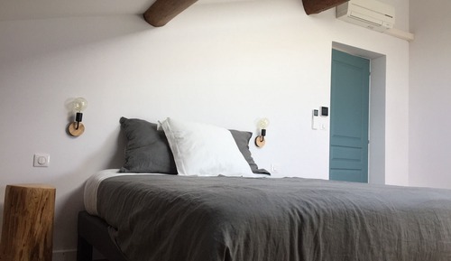 Habitación doble, baño privado (CHAMBRE 1)