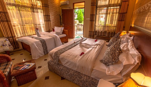 Habitación Deluxe doble, vistas al jardín