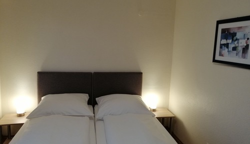 Habitación económica doble, baño privado