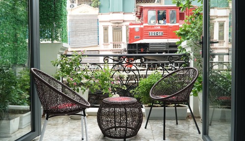 Suite familiar, balcón