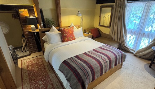 Habitación tradicional doble, 1 cama de matrimonio, no fumadores, baño privado