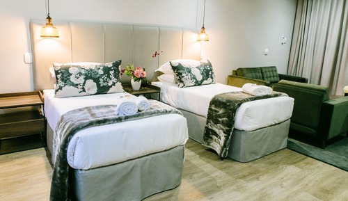 Habitación con 2 camas individuales