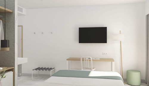 Habitación doble superior, balcón