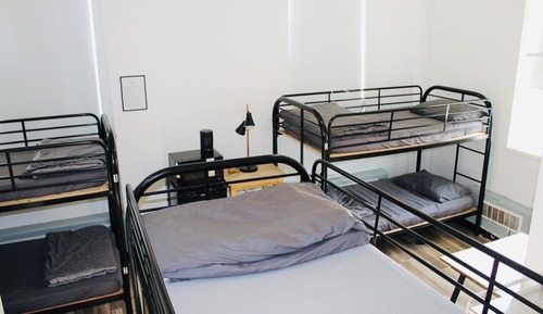Dormitorio compartido básico, dormitorio mixto, no fumadores