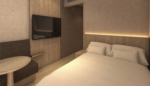 Habitación estándar doble, no fumadores (With Private Bath)
