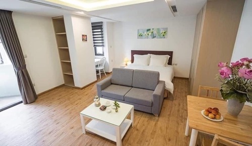 Estudio, balcón