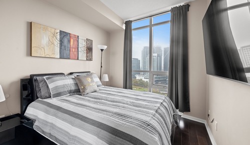 Apartamento panorámico, 1 cama de matrimonio con sofá cama, cocina, vistas a la ciudad