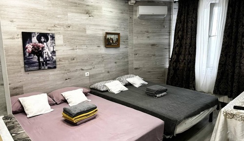 Habitación cuádruple clásica, 2 camas dobles, vistas a la ciudad