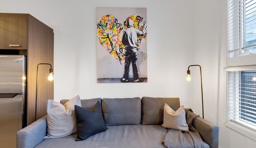 Apartamento Premium, 1 habitación, vistas a la ciudad, entresuelo (The Main 306)