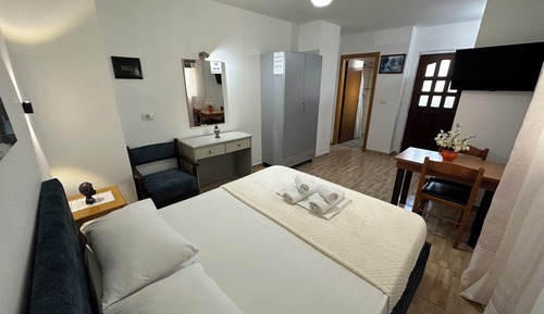 Habitación básica doble, cocina