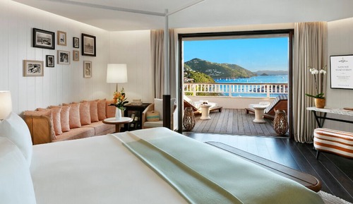 Suite junior, terraza, vistas al mar