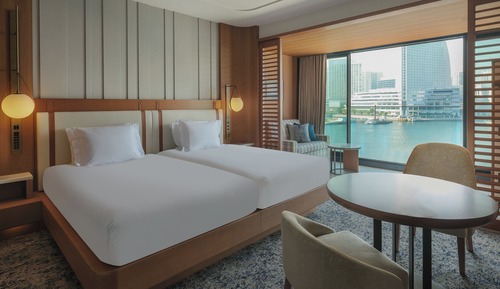 Habitación clásica, 2 camas individuales, Acceso al salón del club (Minatomirai View)