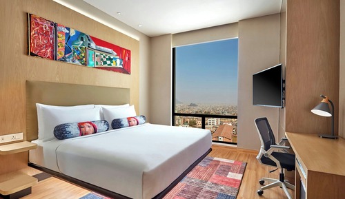Habitación Club, 1 cama de matrimonio grande, no fumadores, vistas a la ciudad