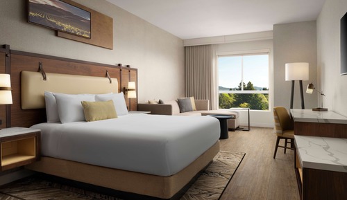 Habitación Deluxe, 1 cama de matrimonio grande con sofá cama