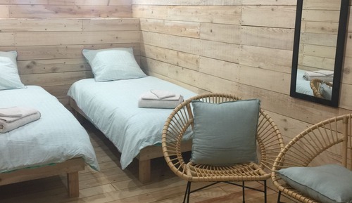 Habitación con 1 cama doble o 2 individuales