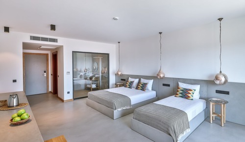 Habitación triple de diseño