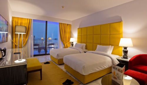 Habitación estándar con 1 cama doble o 2 individuales, vistas al mar