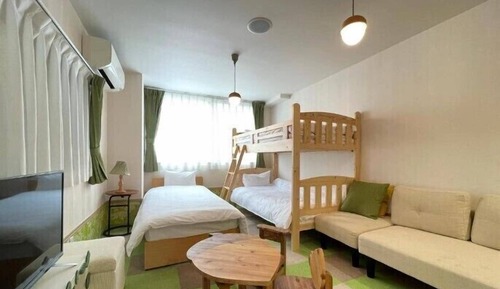 Habitación triple de diseño