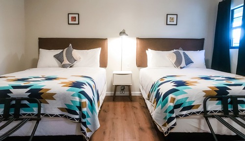 Habitación doble, 2 camas de matrimonio