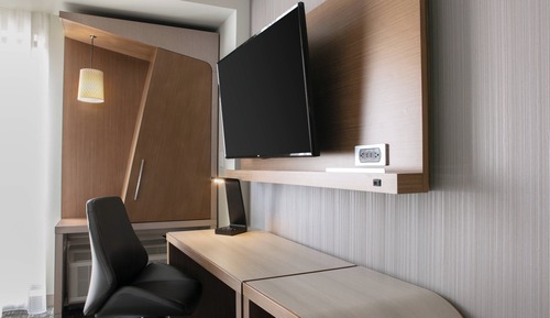 Habitación, 2 camas de matrimonio, vistas a la ciudad