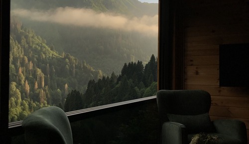Habitación de luna de miel, vistas a la montaña