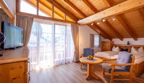Habitación Confort doble, 1 cama de matrimonio grande, vistas a la montaña, junto a la montaña