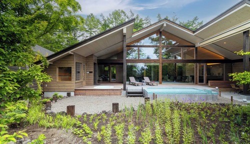 Villa Premium, varias camas, no fumadores, sauna (A,SPA, Modern, Pool, OutdoorHotSpring)
