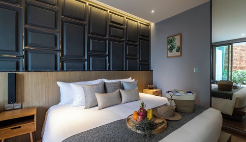Habitación Deluxe, 1 cama de matrimonio grande, no fumadores, acceso a la piscina