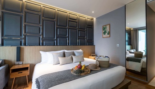 Habitación Deluxe, 1 cama de matrimonio grande, no fumadores, vistas a la laguna