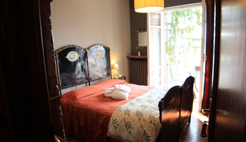 Habitación panorámica, 1 cama de matrimonio grande, balcón, vistas al valle