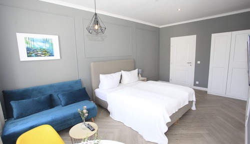 Habitación Confort, 1 cama de matrimonio con sofá cama (with private sauna)