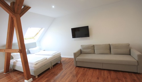 Habitación estándar con 1 cama doble o 2 individuales, baño privado