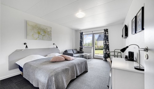 Habitación cuádruple, vistas al jardín
