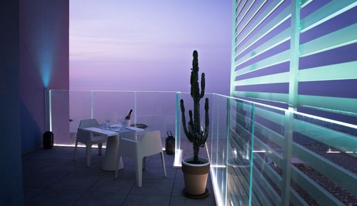 Habitación panorámica, en una planta alta