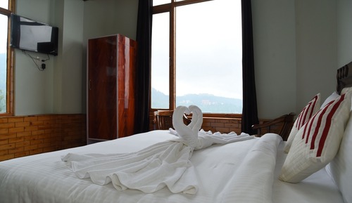Habitación familiar, vistas a la montaña