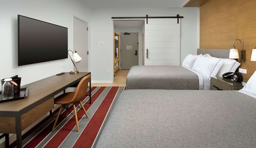 Habitación, 2 camas de matrimonio, accesible para personas con discapacidad
