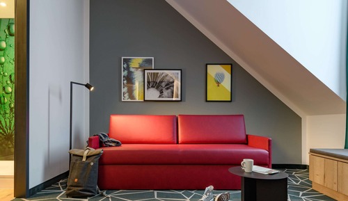 Habitación familiar, varias camas (Modern with Double bed and Sofa Bed)