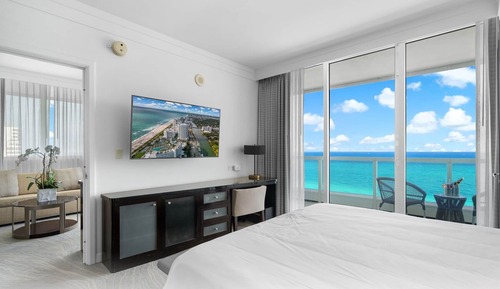 Suite familiar, 3 habitaciones, cocina, vistas al mar