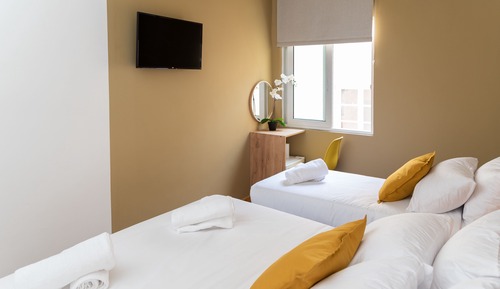 Habitación triple Confort, vistas a la ciudad
